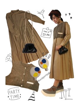 「TOKYO BOPPER（TOKYO BOPPER）のアイテム（シューズ、グレー系）」を使った、YUKIさん（レディース・163cm）の秋コーディネート