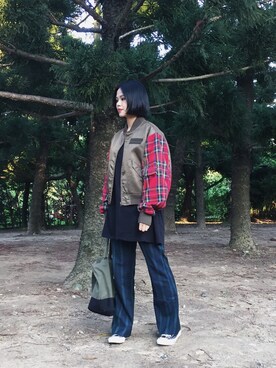 「The POOL AOYAMA」｜Flora Chenさん（レディース・164cm）の春コーディネート