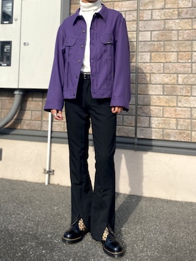 「DAIRIKU（ダイリク）のアイテム（ブルゾン）」を使った、リタさん（メンズ・173cm）の秋コーディネート
