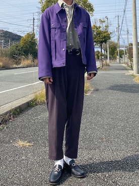 「DAIRIKU（ダイリク）のアイテム（ブルゾン）」を使った、リタさん（メンズ・173cm）の春コーディネート