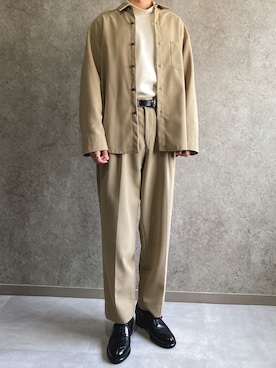 「Steven Alan（スティーブンアラン）のアイテム（カバーオール）」を使った、リタさん（メンズ・173cm）の春コーディネート