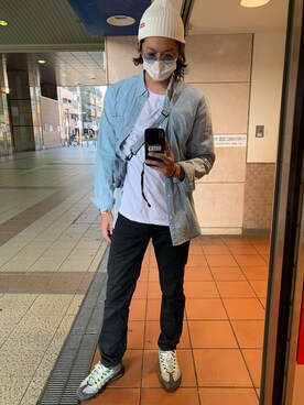 デニムパンツを使った 窪塚洋介 のメンズ人気ファッションコーディネート Wear