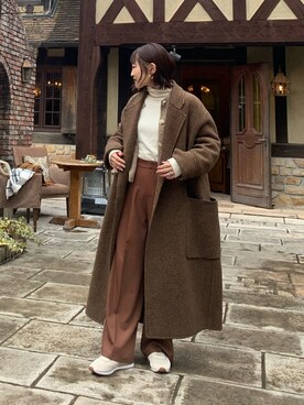 chamiさん（レディース・158cm）の冬コーディネート