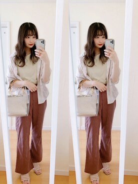 𝘮𝘢𝘴𝘩𝘶さん（レディース・160cm）の夏コーディネート