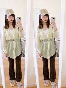 𝘮𝘢𝘴𝘩𝘶さん（レディース・160cm）の秋コーディネート