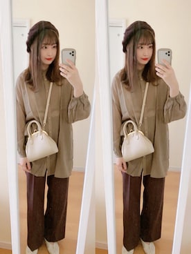 𝘮𝘢𝘴𝘩𝘶さん(レディース・160cm)の秋コーディネート