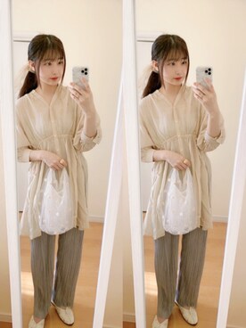 𝘮𝘢𝘴𝘩𝘶さん(レディース・160cm)の秋コーディネート