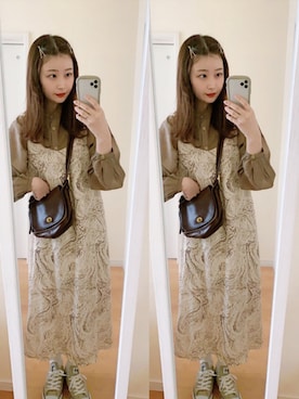 𝘮𝘢𝘴𝘩𝘶さん（レディース・160cm）の秋コーディネート