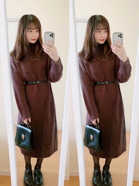 𝘮𝘢𝘴𝘩𝘶さん(レディース・160cm)の秋コーディネート