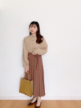 𝘮𝘢𝘴𝘩𝘶さん（レディース・160cm）の春コーディネート