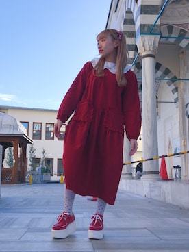 「ハーフツイン」｜🍓🍓さん（レディース・152cm・20代）の冬コーディネート