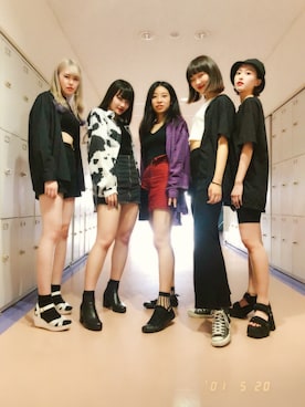 「文化服装学院」｜-秋本颐大人-さん（レディース・171cm）の夏コーディネート