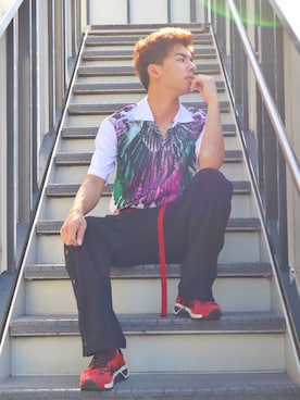 藤田誠樹さん（メンズ・175cm）の夏コーディネート