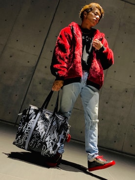 「RE730」｜藤田誠樹さん（メンズ・176cm）の秋コーディネート