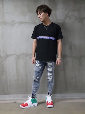 「RE730」｜藤田誠樹さん（メンズ・176cm）の秋コーディネート