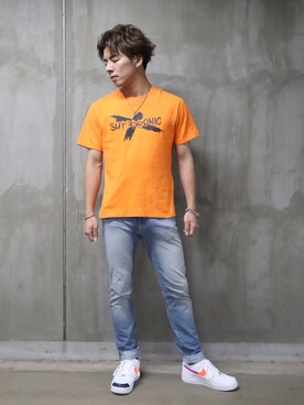 「RE730」｜藤田誠樹さん（メンズ・176cm）の秋コーディネート