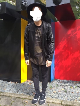 「alexanderwang（アレキサンダーワン）のアイテム（ブルゾン）」を使った、カイリューさん（メンズ・169cm）の秋コーディネート