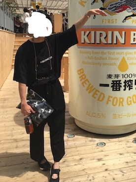 「KRIS VAN ASSCHE（クリスヴァンアッシュ）のアイテム（パンツ）」を使った、カイリューさん（メンズ・169cm）の夏コーディネート