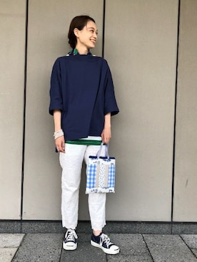 BEAMS BOYさん（レディース・162cm）の夏コーディネート