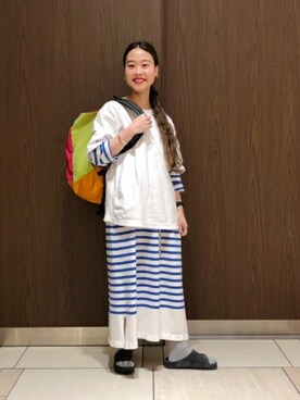 「ARC'TERYX（アークテリクス）のアイテム」を使った、BEAMS BOYさん（レディース・153cm）の夏コーディネート