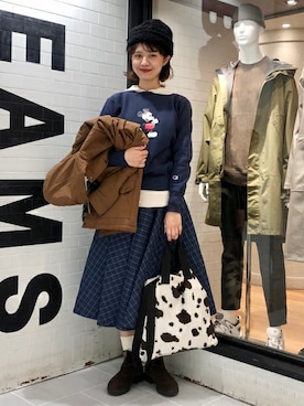 BEAMS BOYさん（レディース・162cm）の秋コーディネート