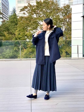 BEAMS BOYさん（レディース・156cm）の秋コーディネート