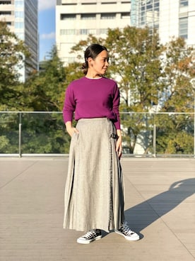 BEAMS BOYさん（レディース・156cm）の秋コーディネート