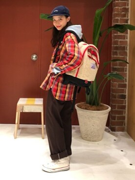 BEAMS BOYさん（レディース・160cm）の秋コーディネート