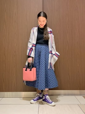 BEAMS BOYさん（レディース・153cm）の冬コーディネート