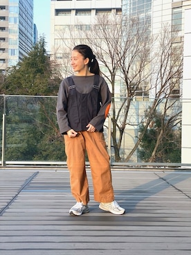 BEAMS BOYさん（レディース・155cm）の冬コーディネート