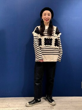 BEAMS BOYさん(レディース・152cm)の冬コーディネート