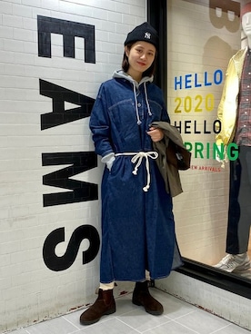 BEAMS BOY（ビームスボーイ）の「orSlow / Denim Shirts One-piece