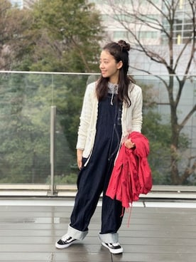 BEAMS BOYさん（レディース・155cm）の冬コーディネート