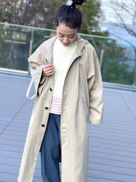 BEAMS BOY / シャンブレー ツイル フーデッド コート BEAMS BOY（ビームスボーイ）の「BEAMS BOY / シャンブレー