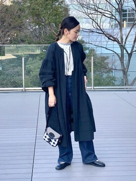 「カンフーシューズ」｜BEAMS BOYさん（レディース・156cm）の冬コーディネート