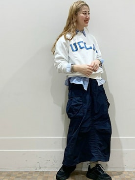 BEAMS BOYさん（レディース・161cm）の冬コーディネート