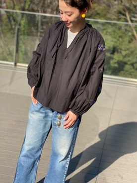 「trepied」｜BEAMS BOYさん（レディース・155cm）の冬コーディネート