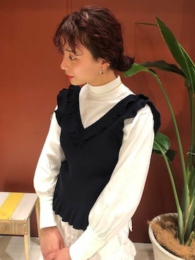 BEAMS BOYさん（レディース・160cm）の冬コーディネート