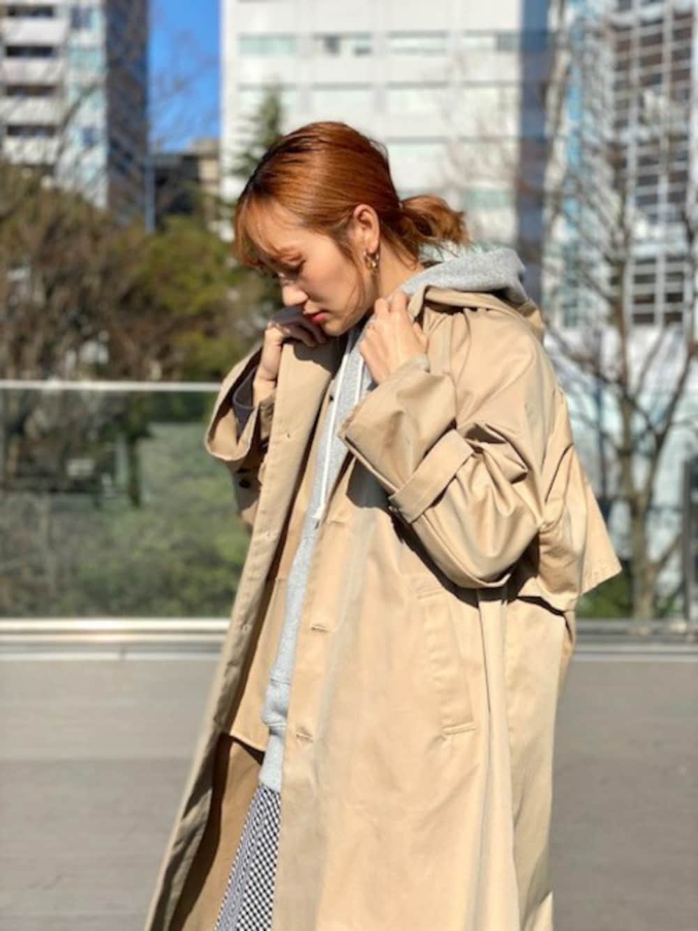 BEAMS BOY / シャンブレー ツイル フーデッド コート BEAMS BOY / シャンブレー ツイル フーデッド コートを使った