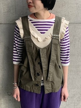 BEAMS BOYさん（レディース・159cm）の冬コーディネート