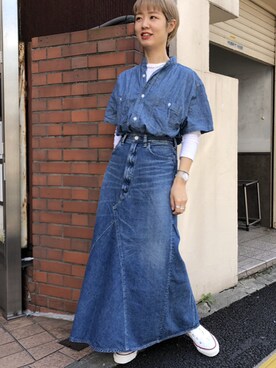 BEAMS BOYさん（レディース・157cm）の春コーディネート