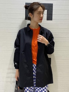 Champion × BEAMS BOY / 別注 コーチジャケットを使った人気