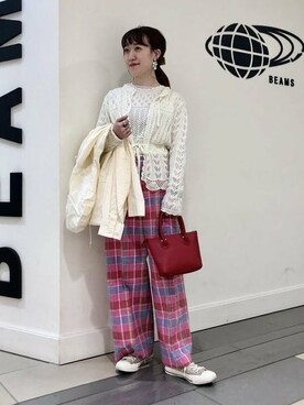 BEAMS BOYさん（レディース・154cm）の春コーディネート