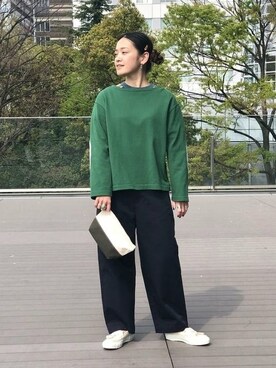 BEAMS BOYさん（レディース・156cm）の春コーディネート