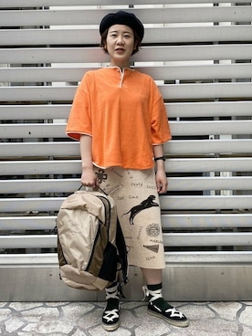 ビームスボーイ　メモリアルプリントスカート BEAMS BOY / ボーイ メモリアル プリント スカートを使った人気