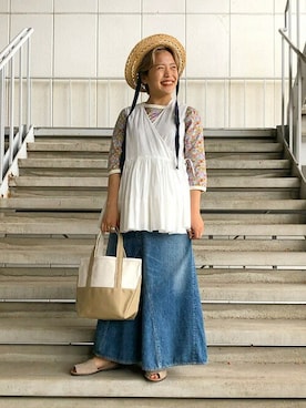 BEAMS BOYさん（レディース・149cm）の春コーディネート