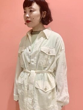 BEAMS BOYさん（レディース・153cm）の夏コーディネート