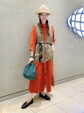 BEAMS BOYさん（レディース・165cm）の夏コーディネート