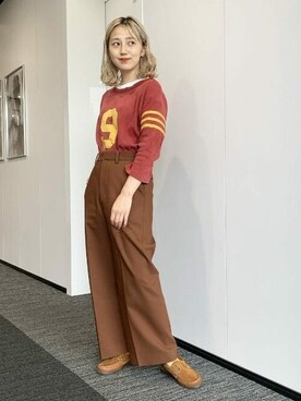 BEAMS BOYさん（レディース・160cm）の秋コーディネート