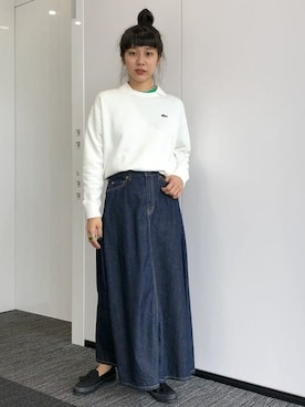 「BEAMS BOY（ビームスボーイ）のアイテム（スリッポン）」を使った、BEAMS BOYさん（レディース・162cm）の秋コーディネート